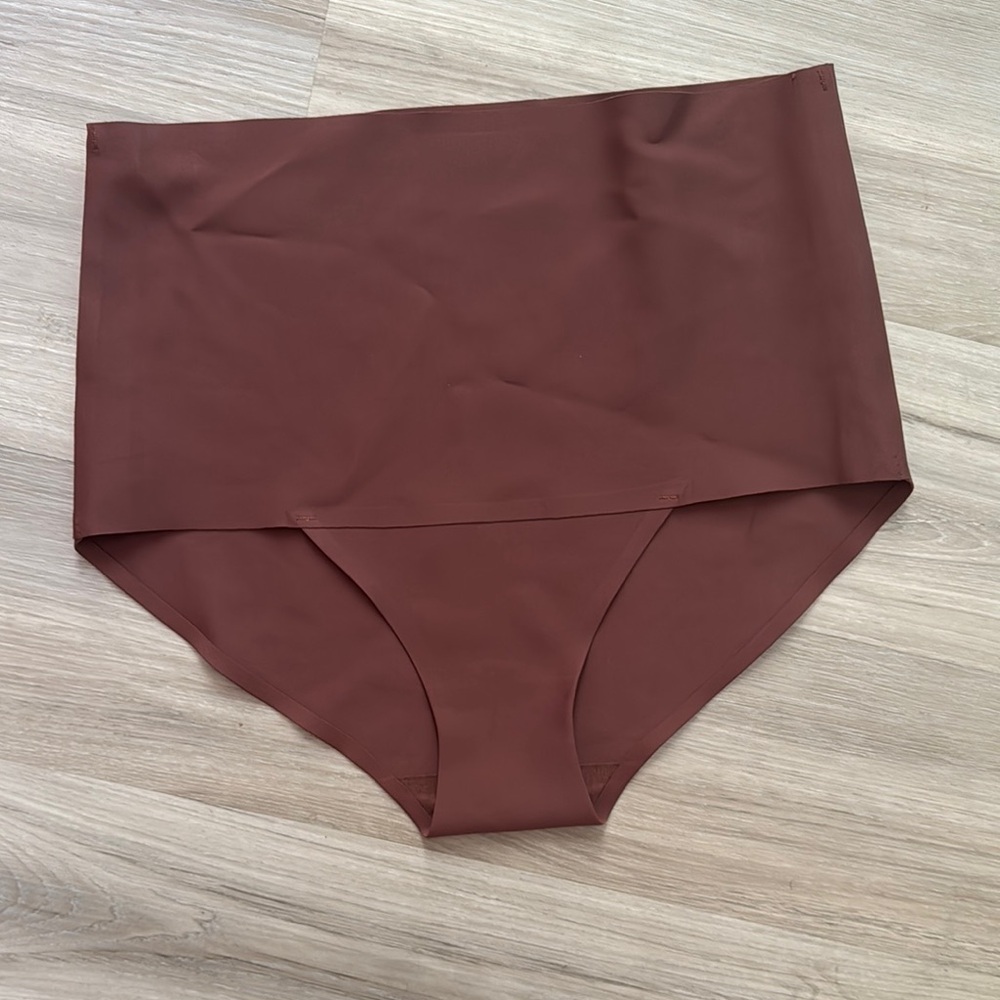 High-Waisted Brown Shapewear
